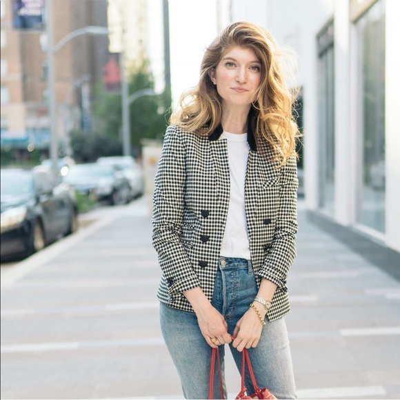 VERONICA BEARD check / plaid blazer